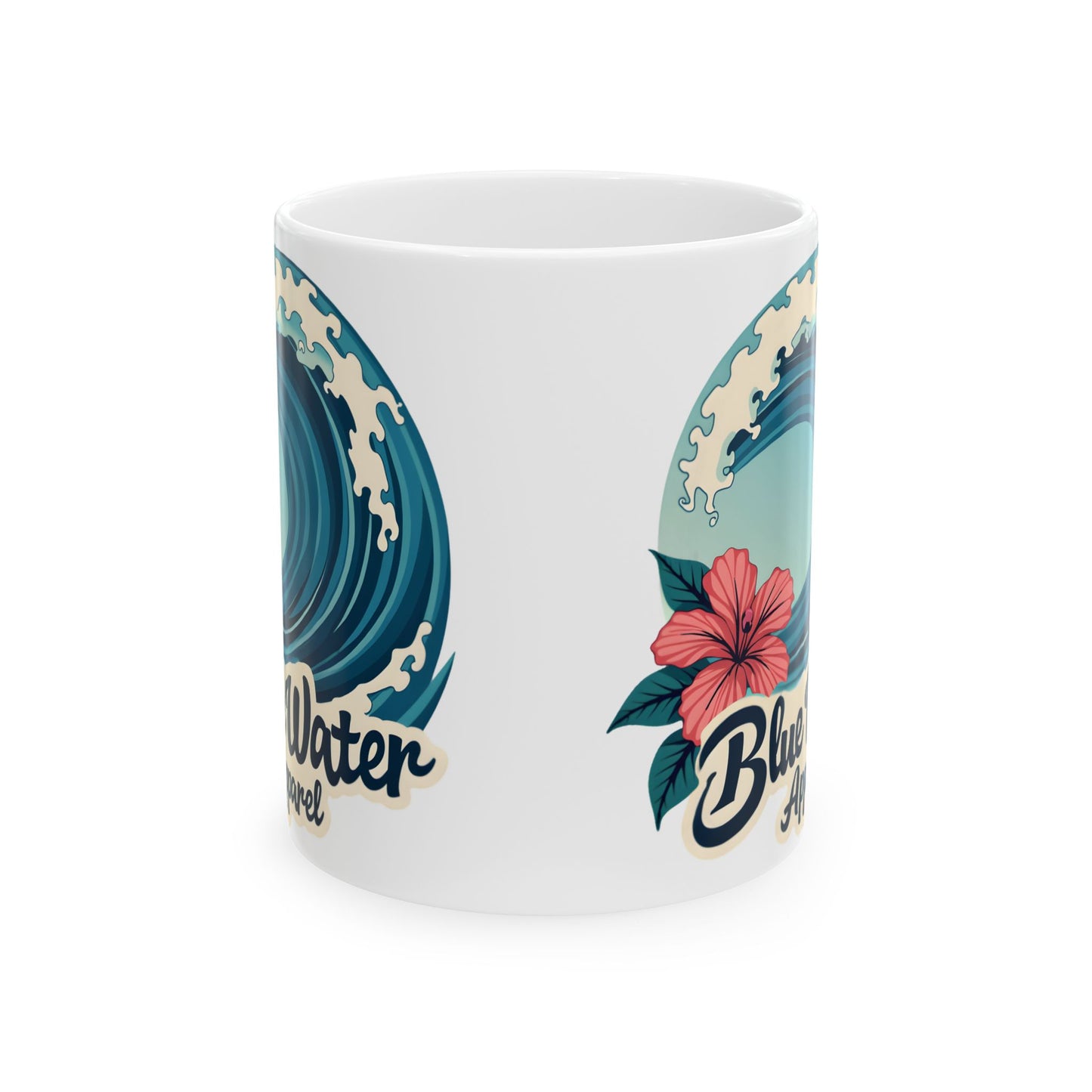 Hibiscus Wave 11oz. Mug by Blue Water Apparel