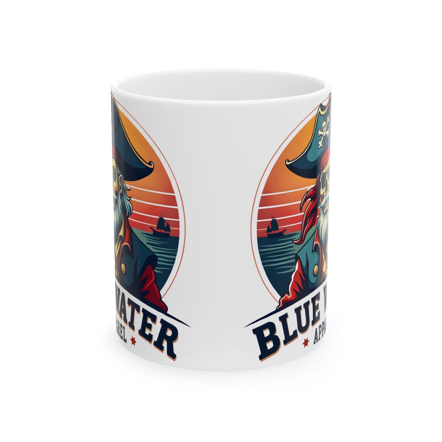 Vintage Pirate 11oz Ceramic Mug by Blue Water Apparel
