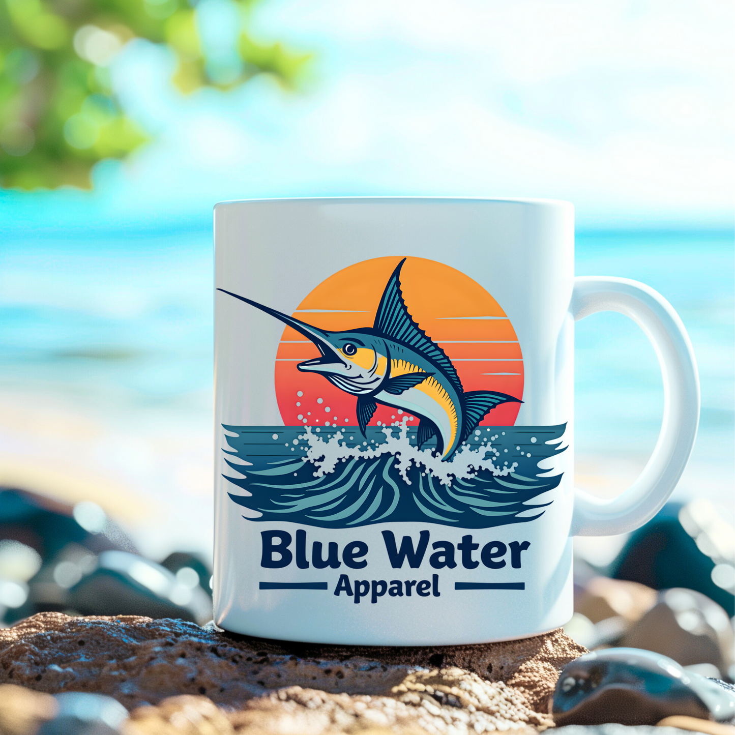 Vintage Marlin 11oz. Mug by Blue Water Apparel