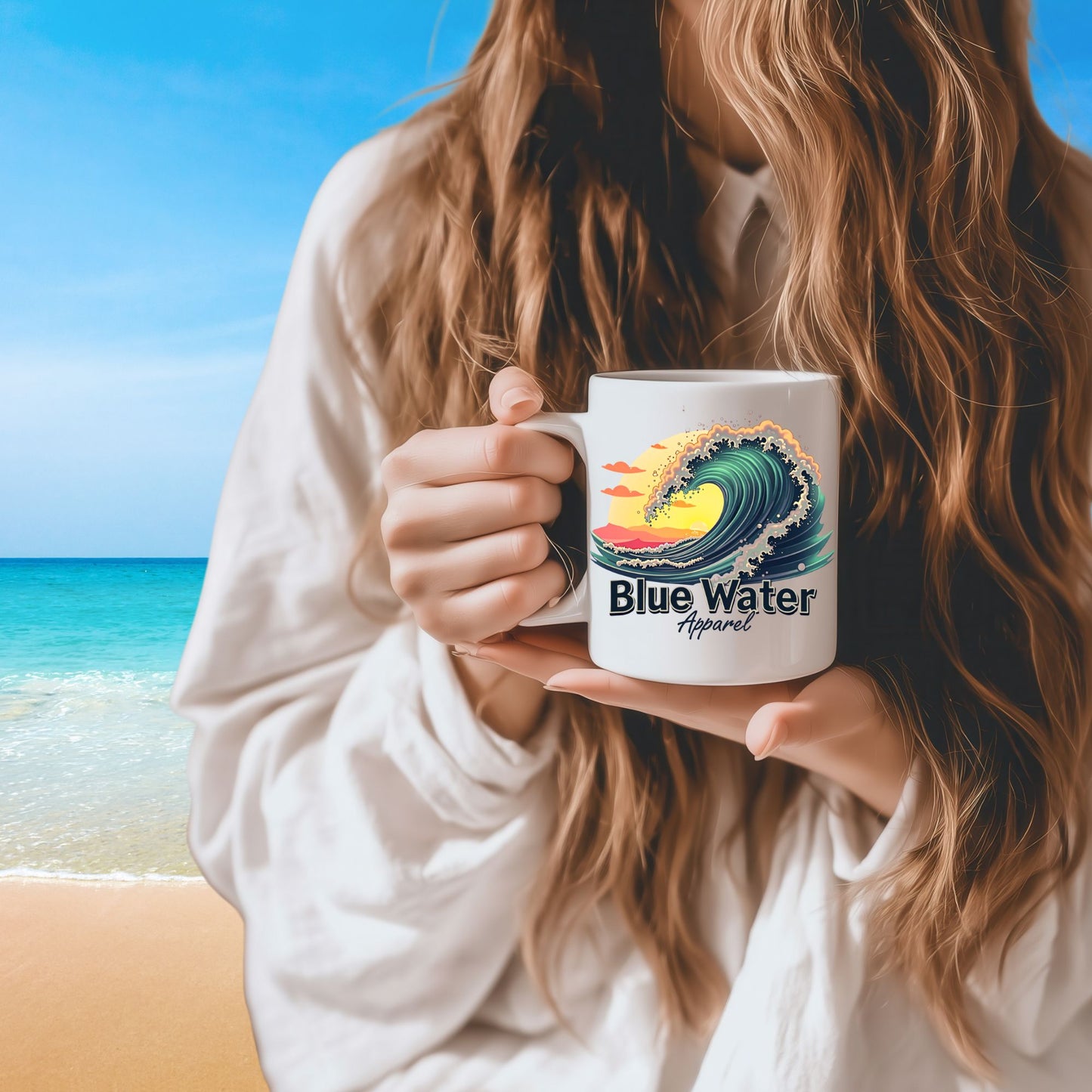Vintage Surf 11oz Ceramic Mug by Blue Water Apparel