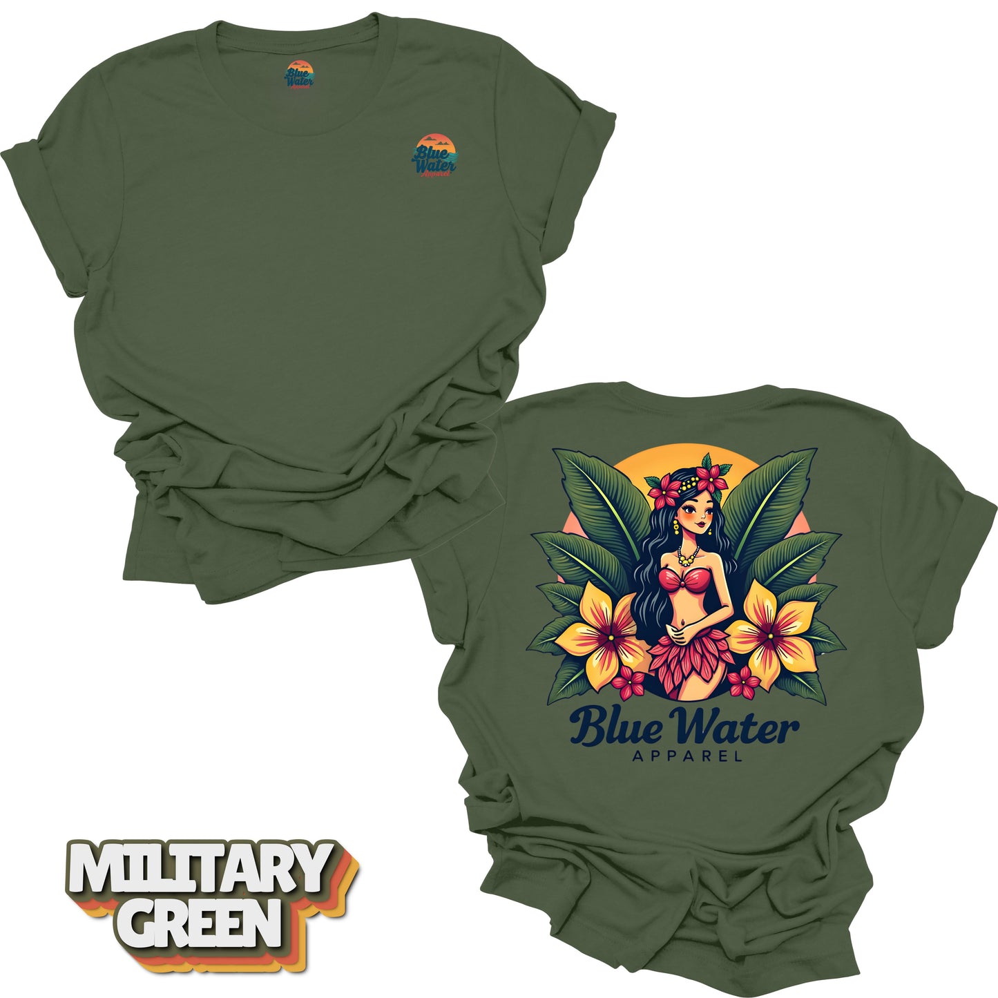Vintage Graphic Tee - Island Girl by Blue Water Apparel