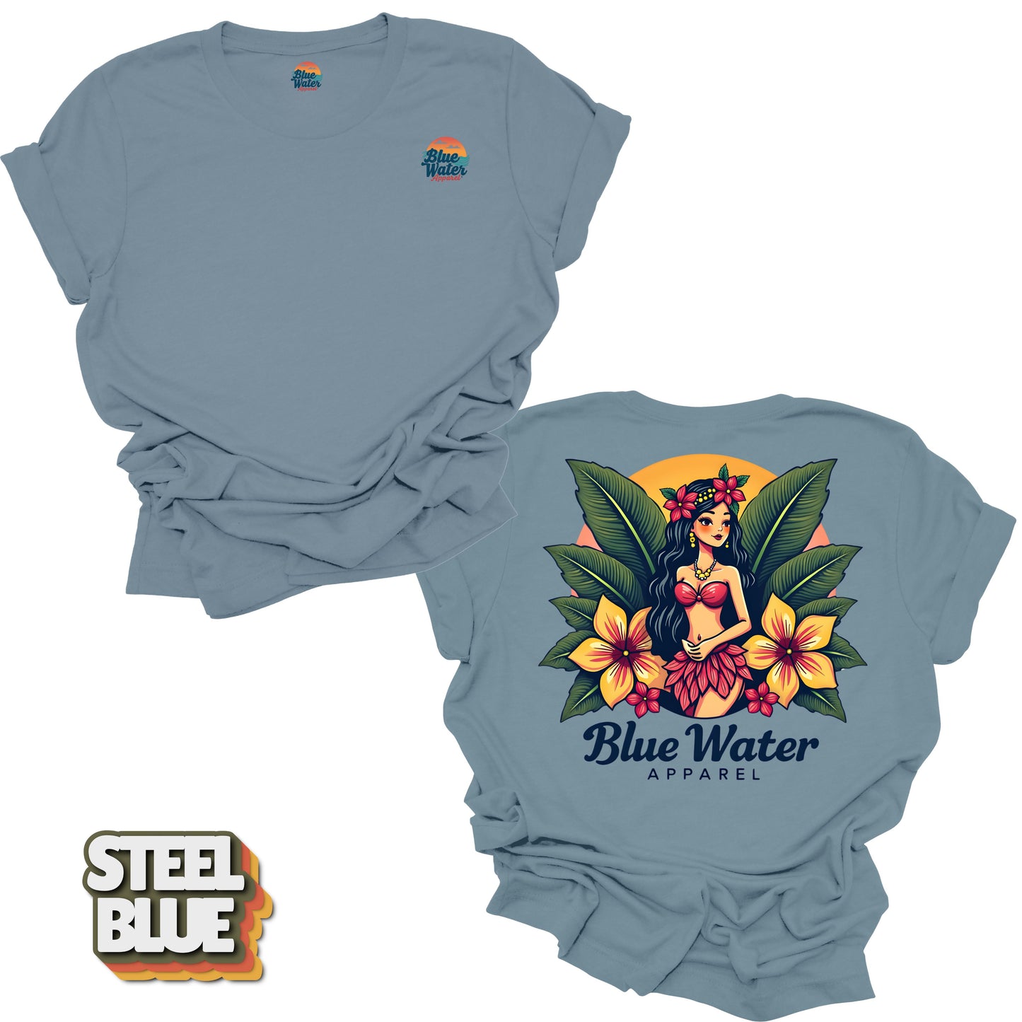Vintage Graphic Tee - Island Girl by Blue Water Apparel