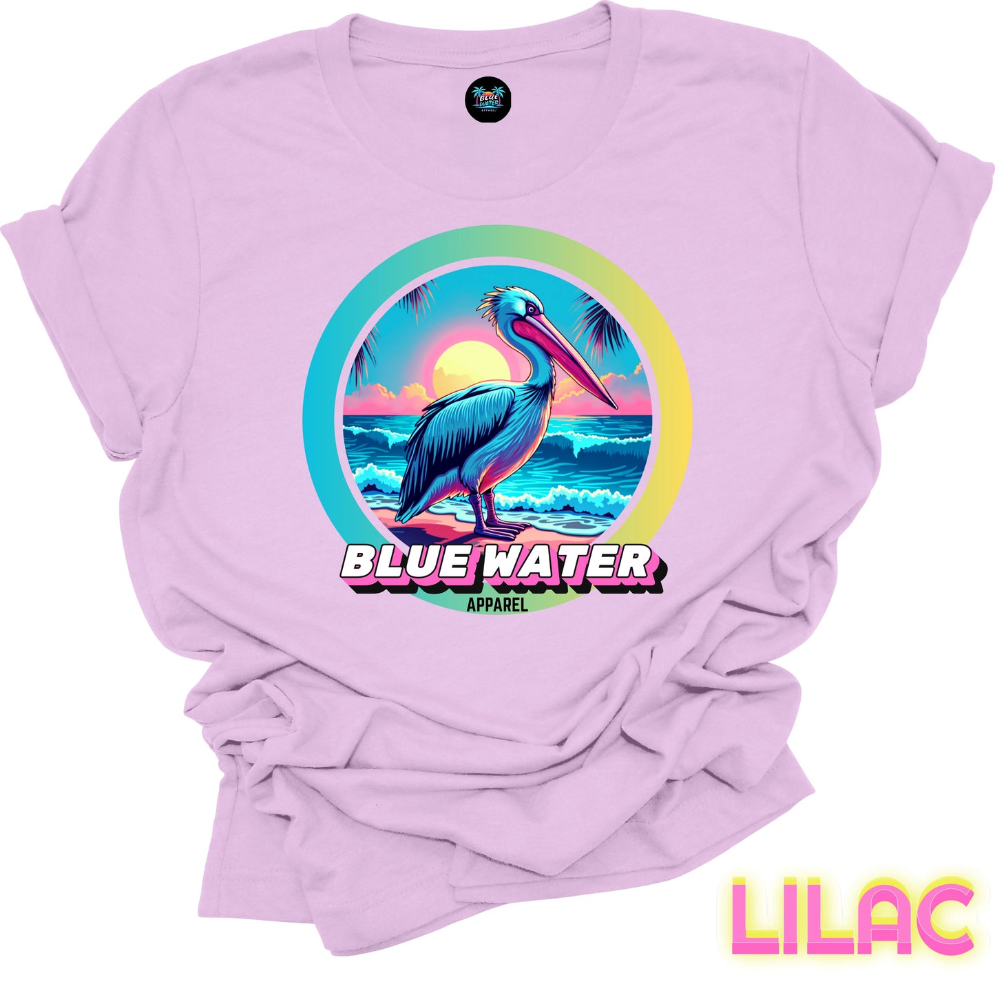 Retro Graphic Tee - Retro Pelican by Blue Water Apparel