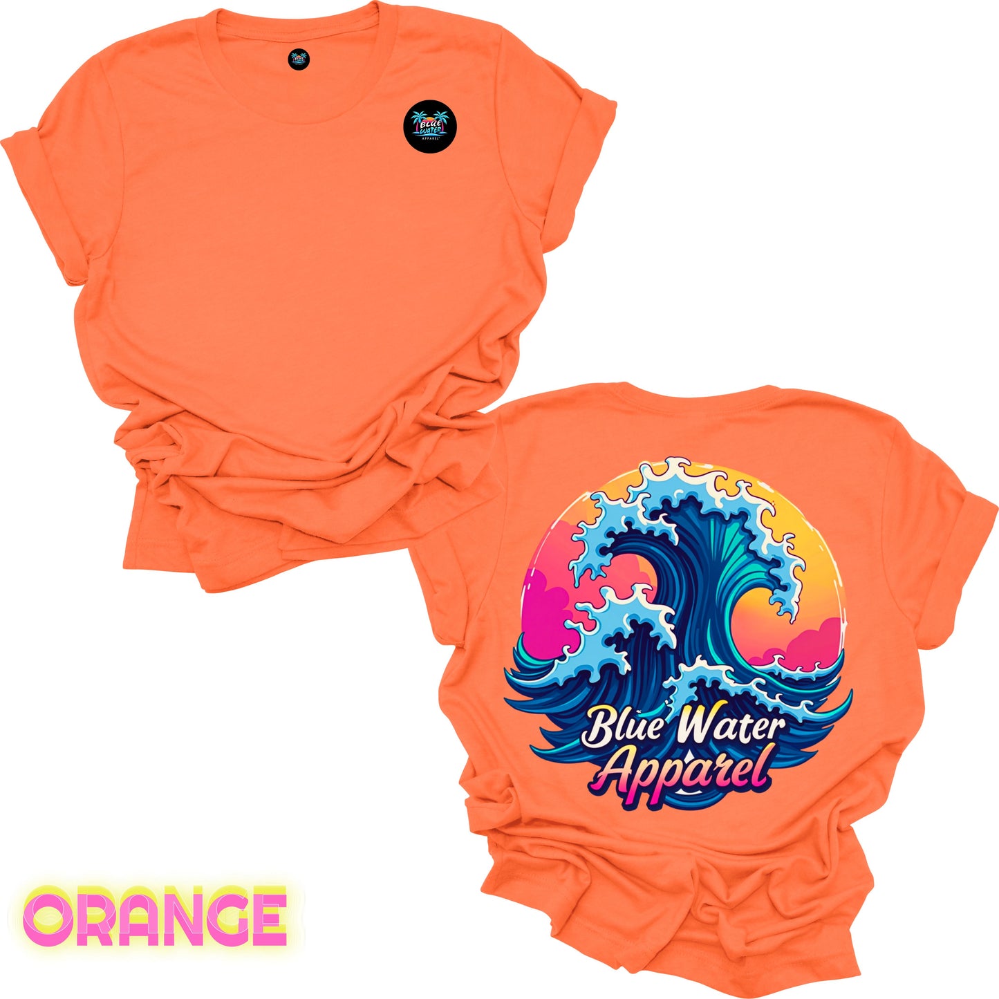 Retro Graphic Tee - Retro Wave by Blue Water Apparel