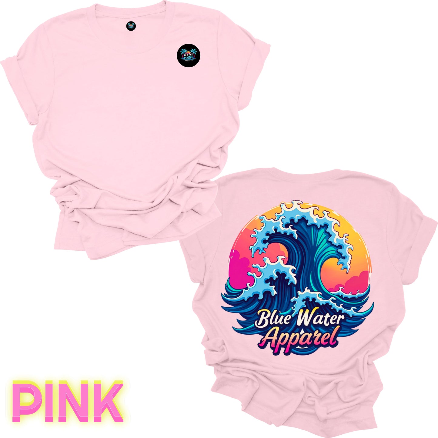 Retro Graphic Tee - Retro Wave by Blue Water Apparel