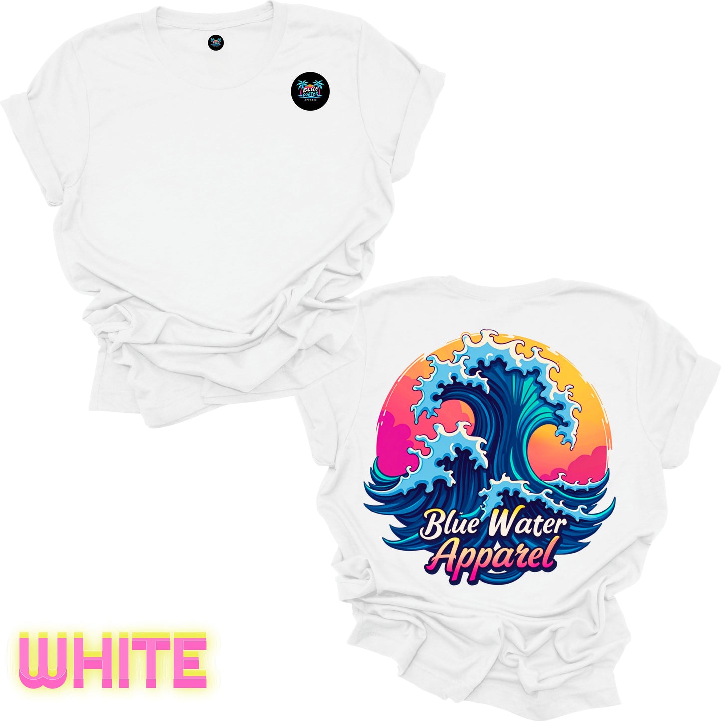 Retro Graphic Tee - Retro Wave by Blue Water Apparel