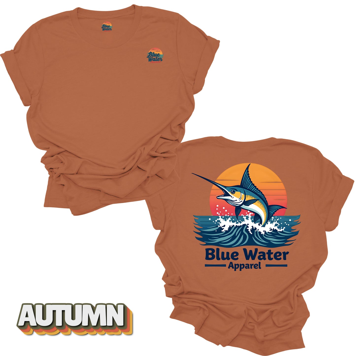 Vintage Graphic Tee - Vintage Marlin by Blue Water Apparel