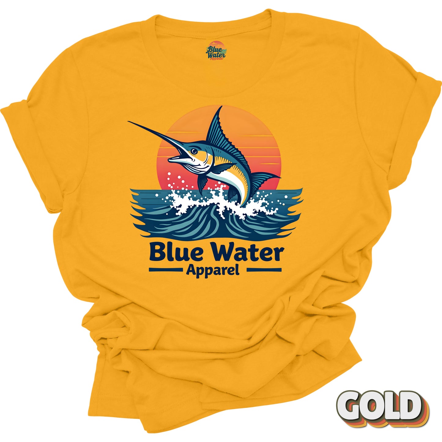 Vintage Graphic Tee - Vintage Marlin by Blue Water Apparel