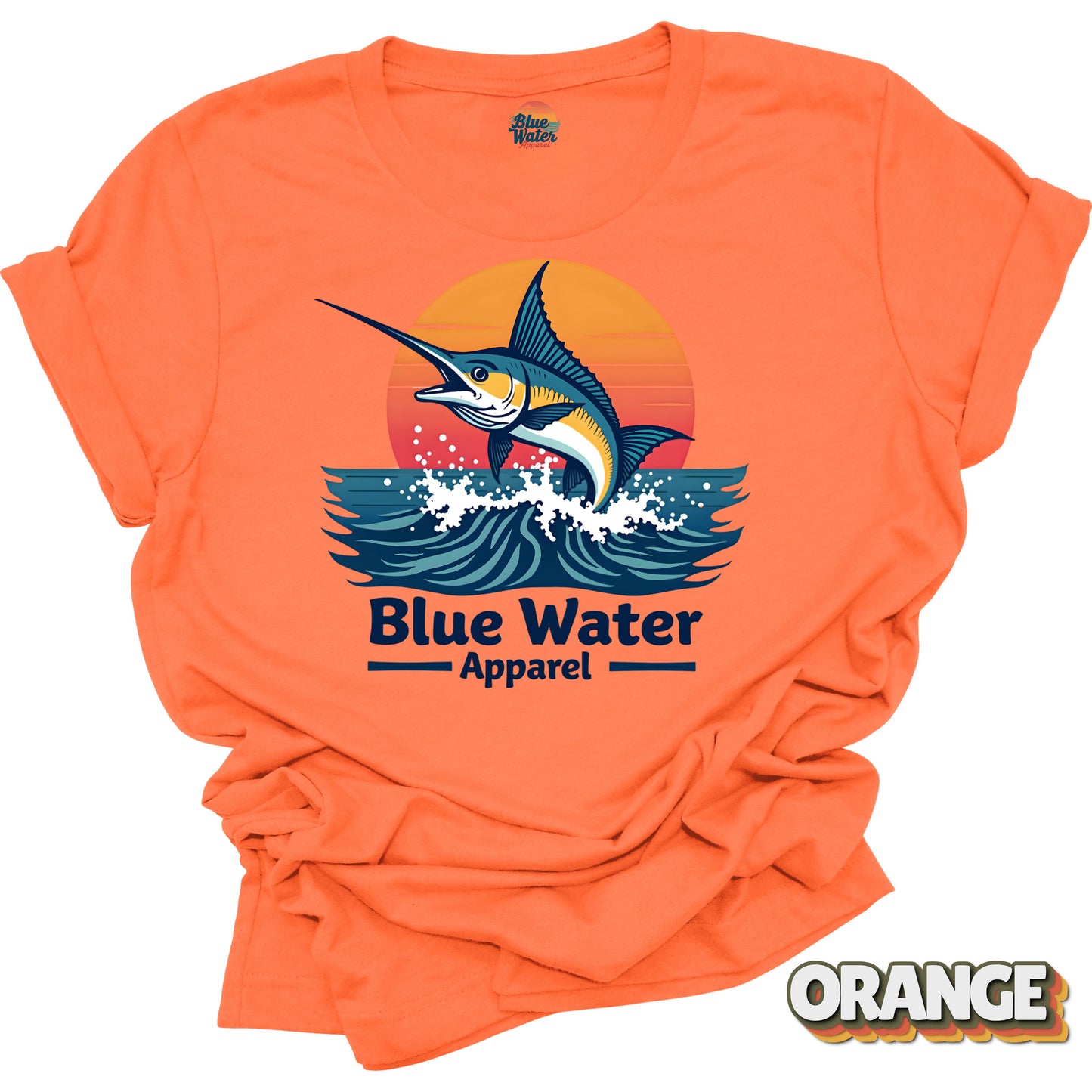 Vintage Graphic Tee - Vintage Marlin by Blue Water Apparel