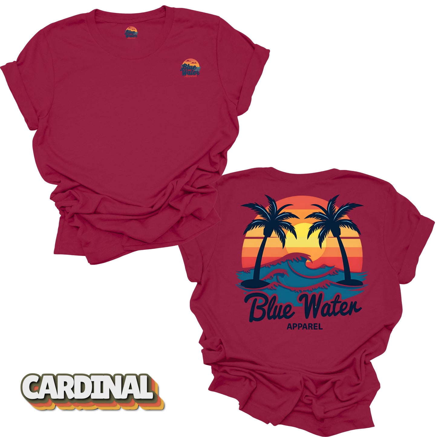 Vintage Graphic Tee - Vintage Sunset by Blue Water Apparel