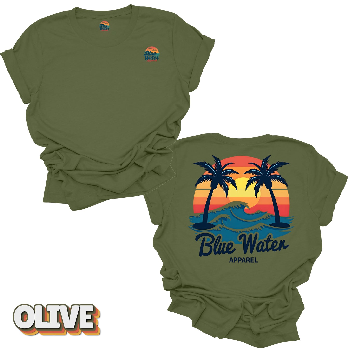 Vintage Graphic Tee - Vintage Sunset by Blue Water Apparel
