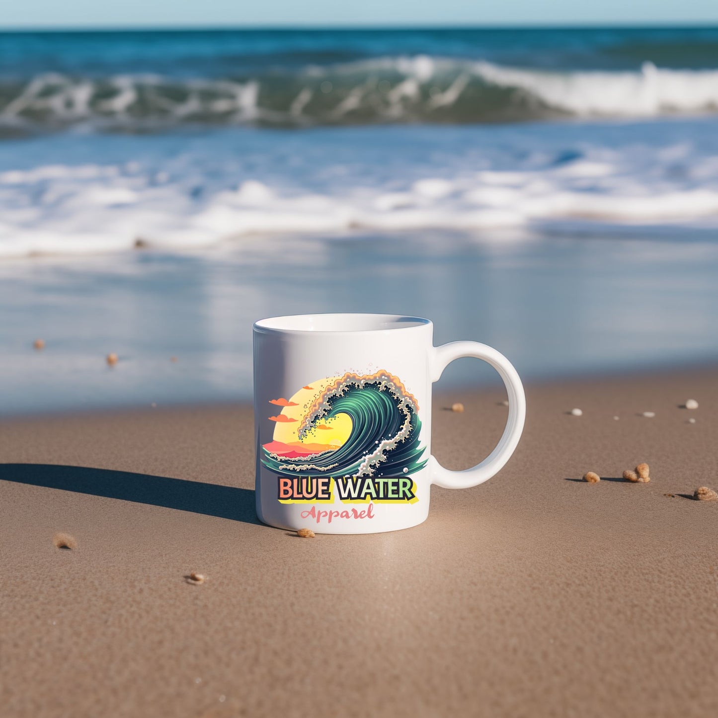 Vintage Surf 11oz Ceramic Mug by Blue Water Apparel