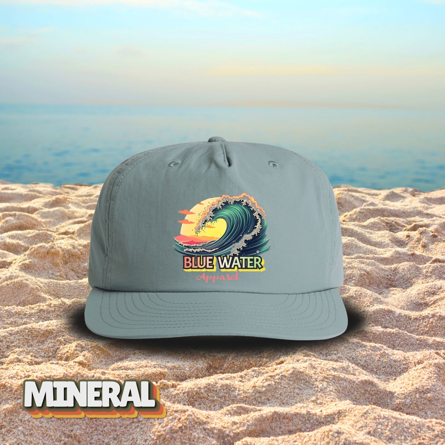 Vintage Graphic Surf Cap - Vintage Surf by Blue Water Apparel
