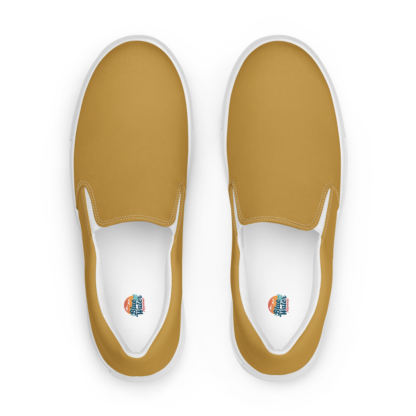 Mustard Men’s Slip-On Canvas Shoes to Match Our Vintage Collection T-Shirts!
