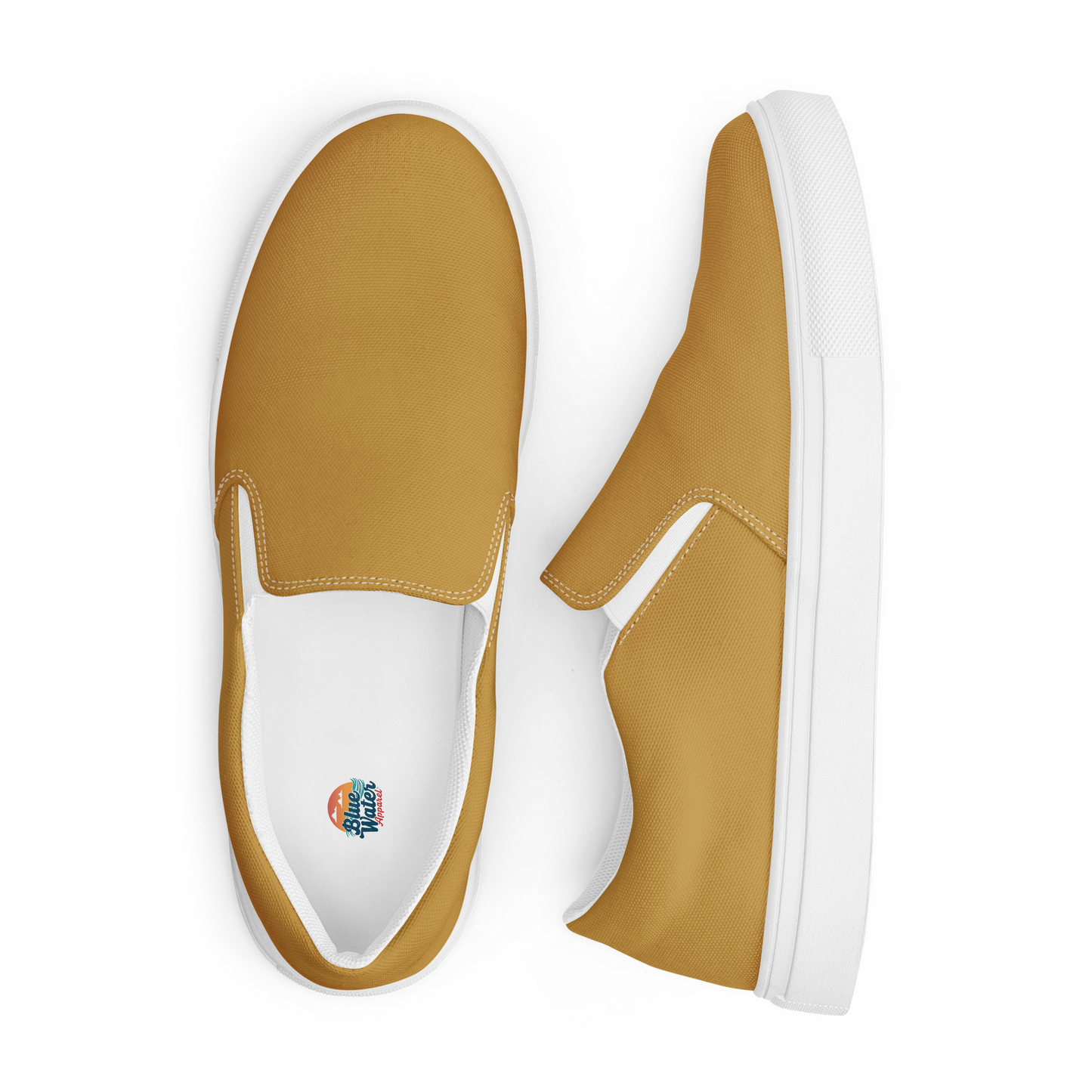 Mustard Men’s Slip-On Canvas Shoes to Match Our Vintage Collection T-Shirts!