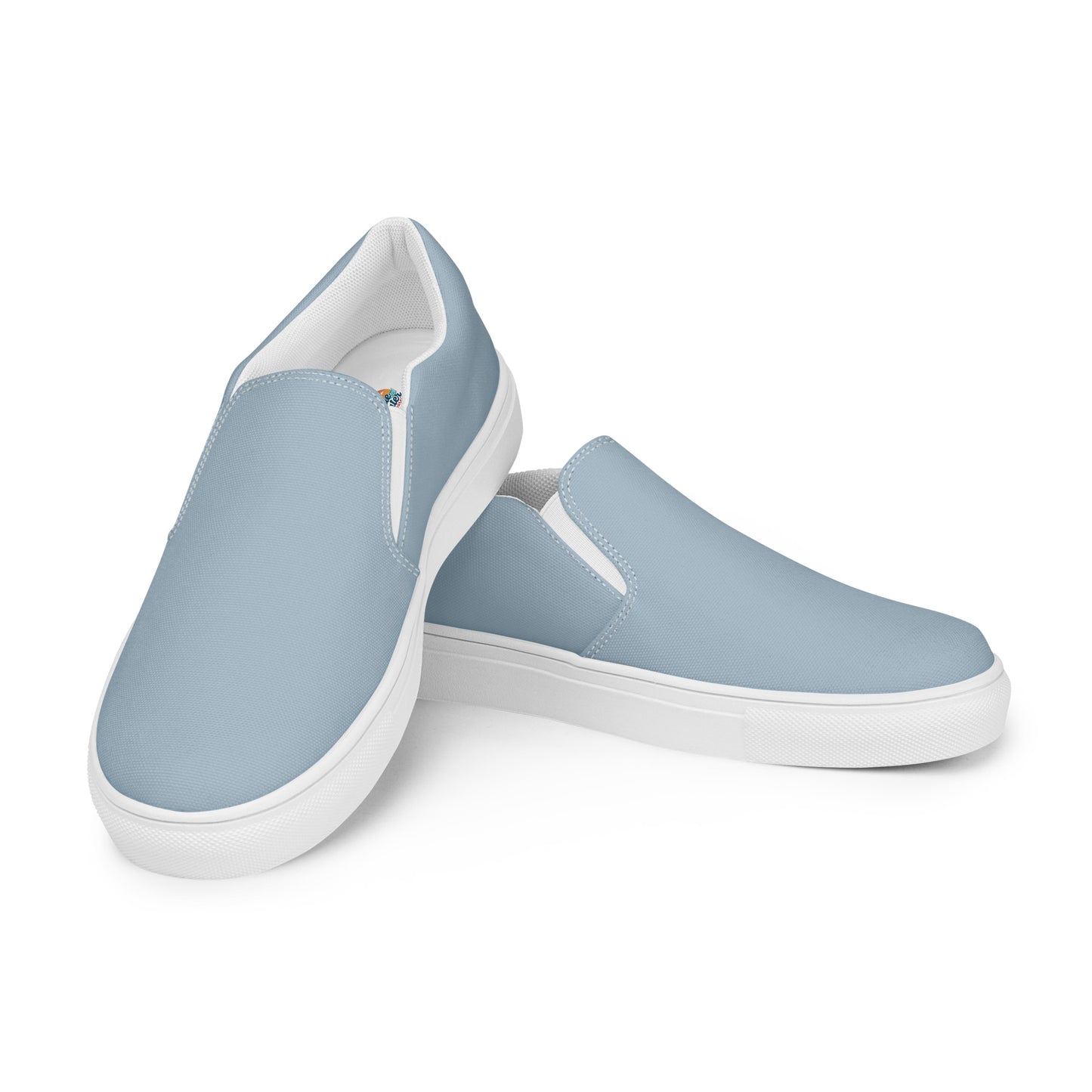 Light Blue Men’s Slip-On Canvas Shoes to Match Our Hibiscus Wave T-Shirts!