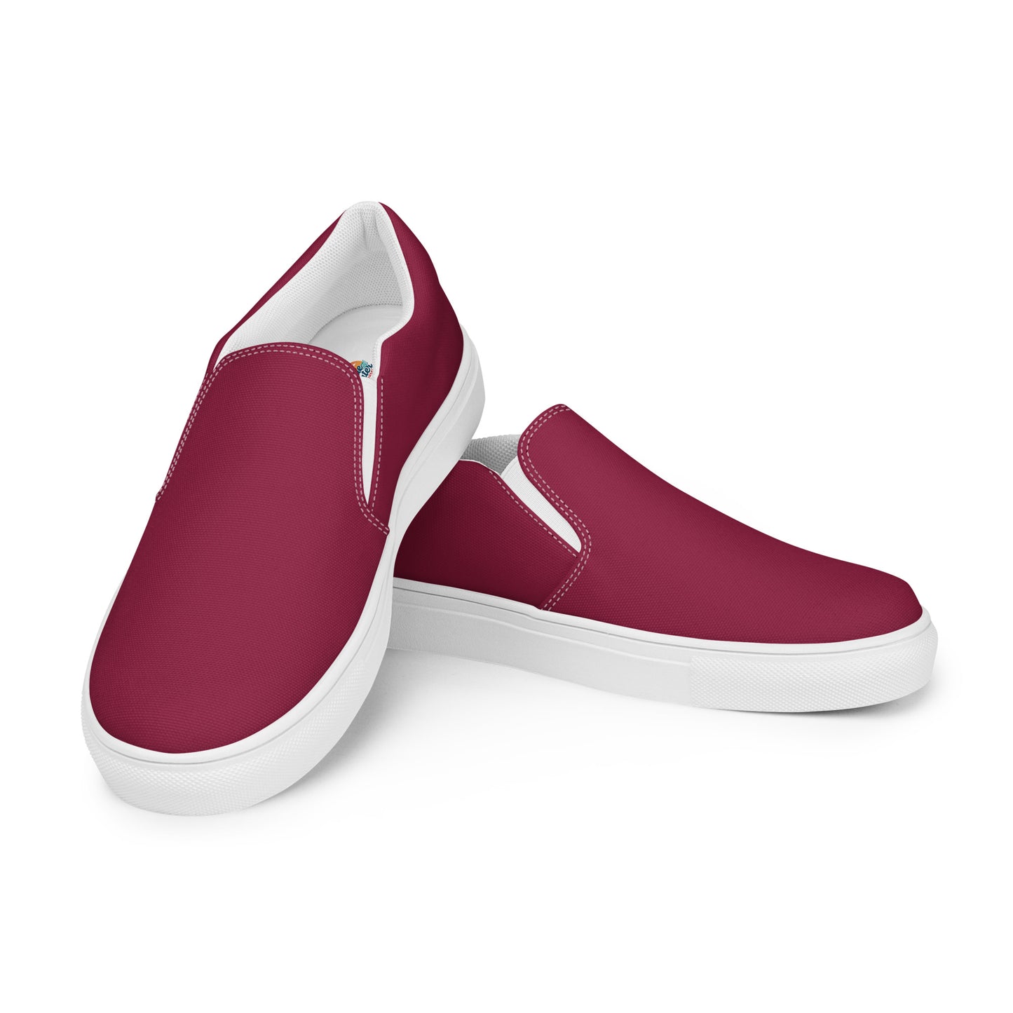 Cardinal Red Men’s Slip-On Canvas Shoes to Match Our Vintage Collection T-Shirts & Hooded Sweatshirts!