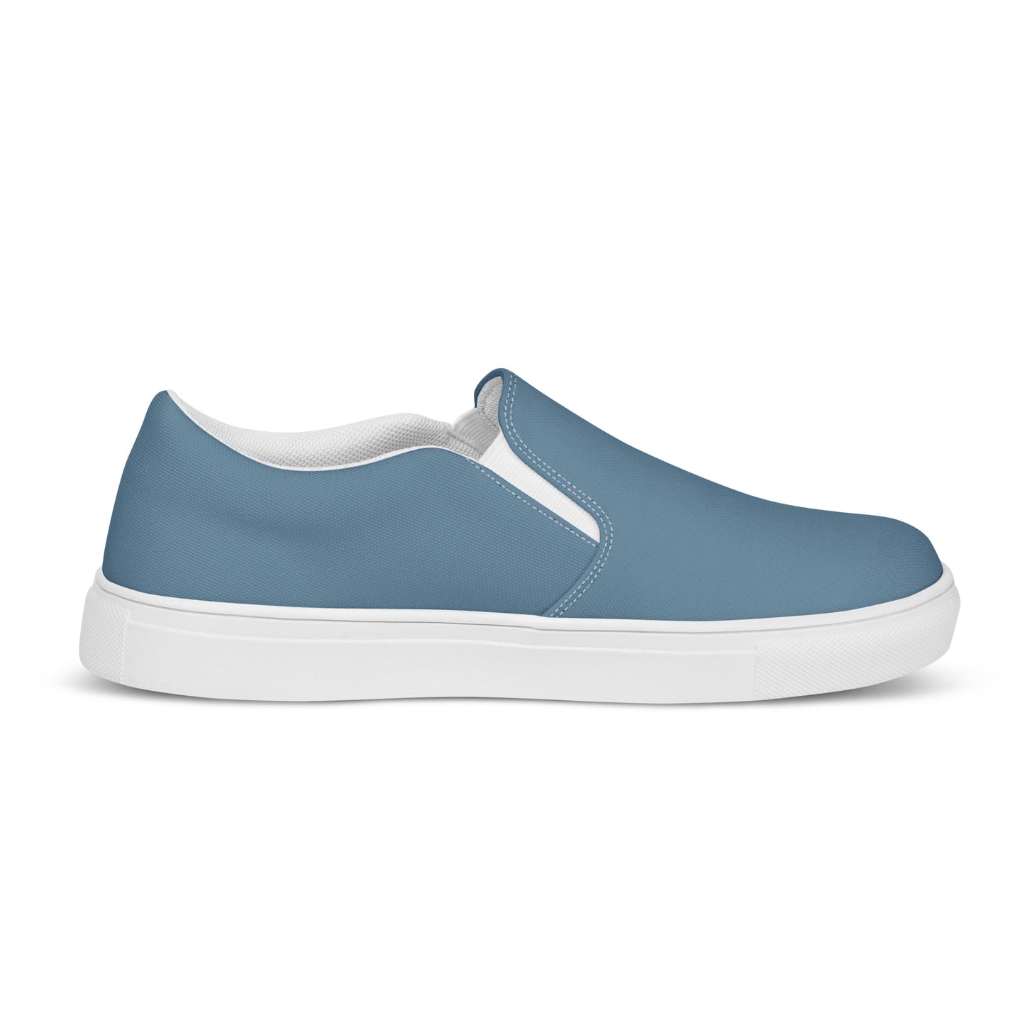 Steel Blue Men’s Slip-On Canvas Shoes to Match Our Vintage Collection & Hibiscus Wave T-Shirts!