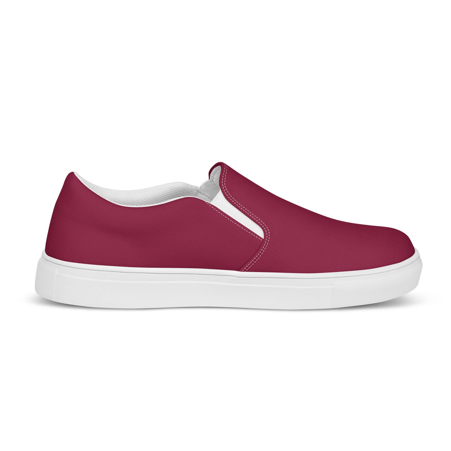 Cardinal Red Men’s Slip-On Canvas Shoes to Match Our Vintage Collection T-Shirts & Hooded Sweatshirts!