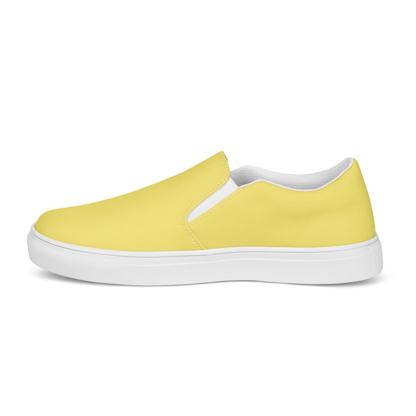 Yellow Men’s Slip-On Canvas Shoes to Match Our Retro Collection T-Shirts!