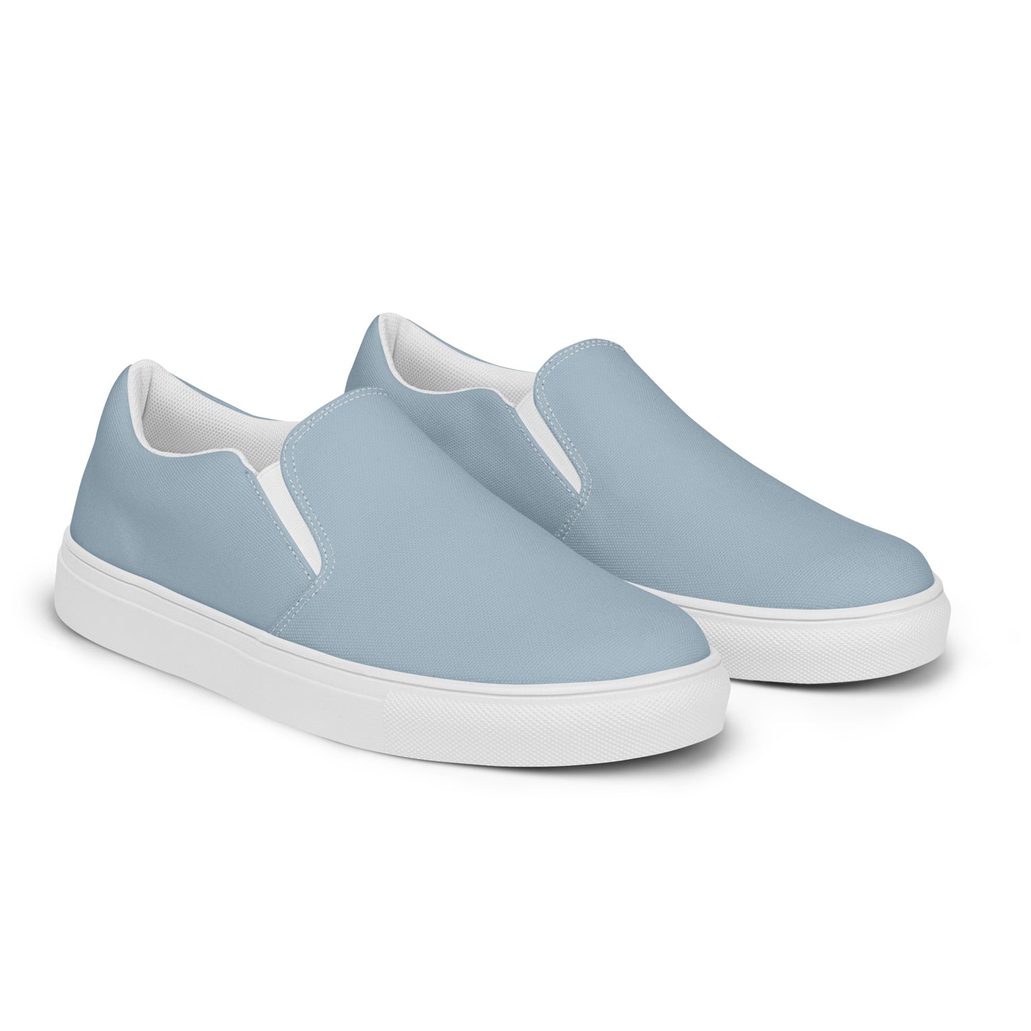 Light Blue Men’s Slip-On Canvas Shoes to Match Our Hibiscus Wave T-Shirts!