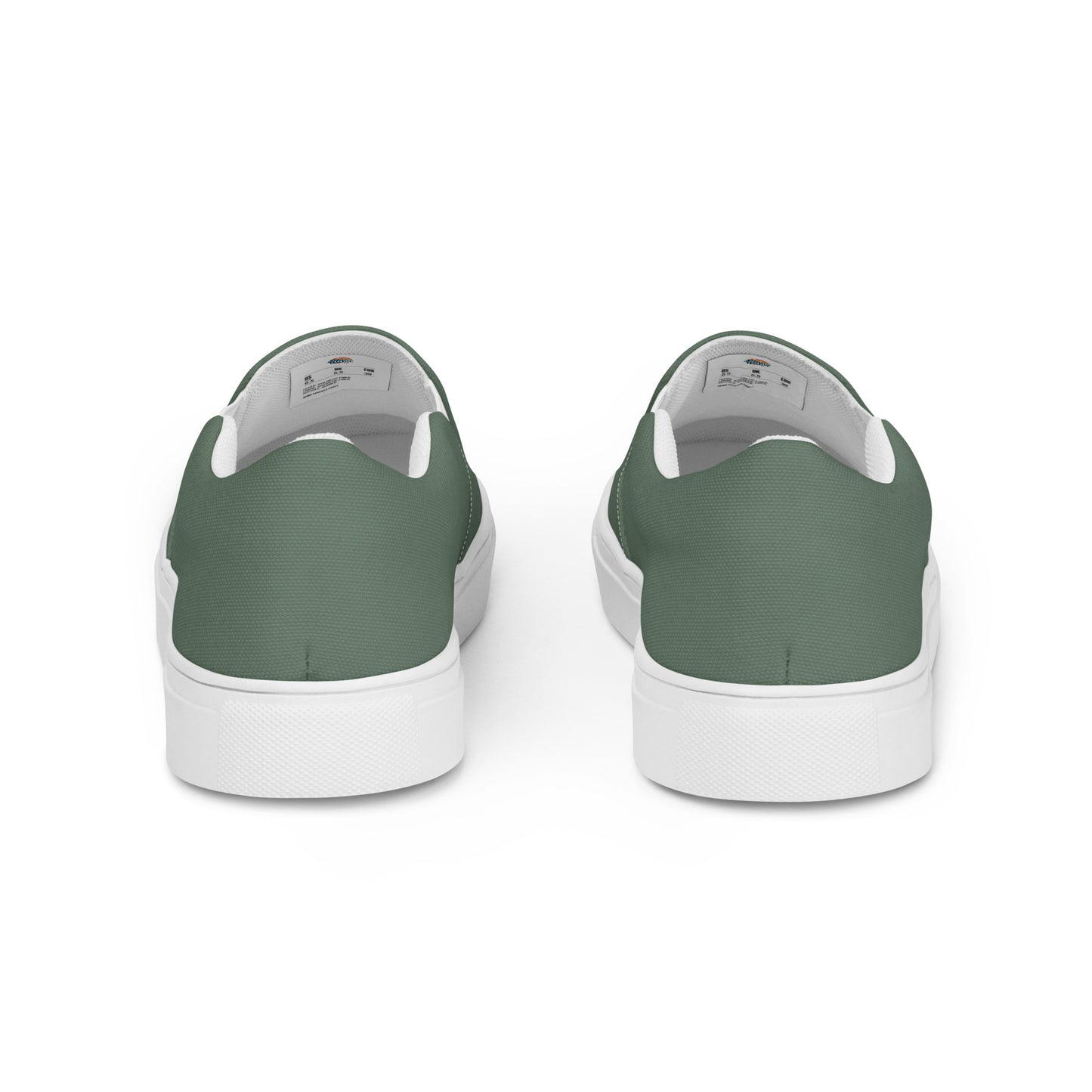 Military Green Women’s Slip-On Canvas Shoes to Match Our Vintage Collection Hooded Sweatshirts!
