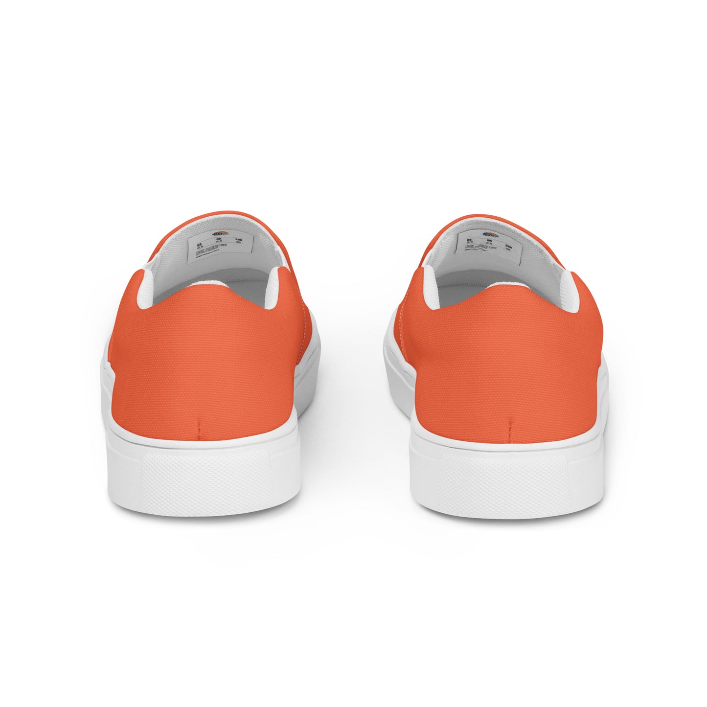 Orange Women’s Slip-On Canvas Shoes to Match Our Vintage Collection Hooded Sweatshirts!