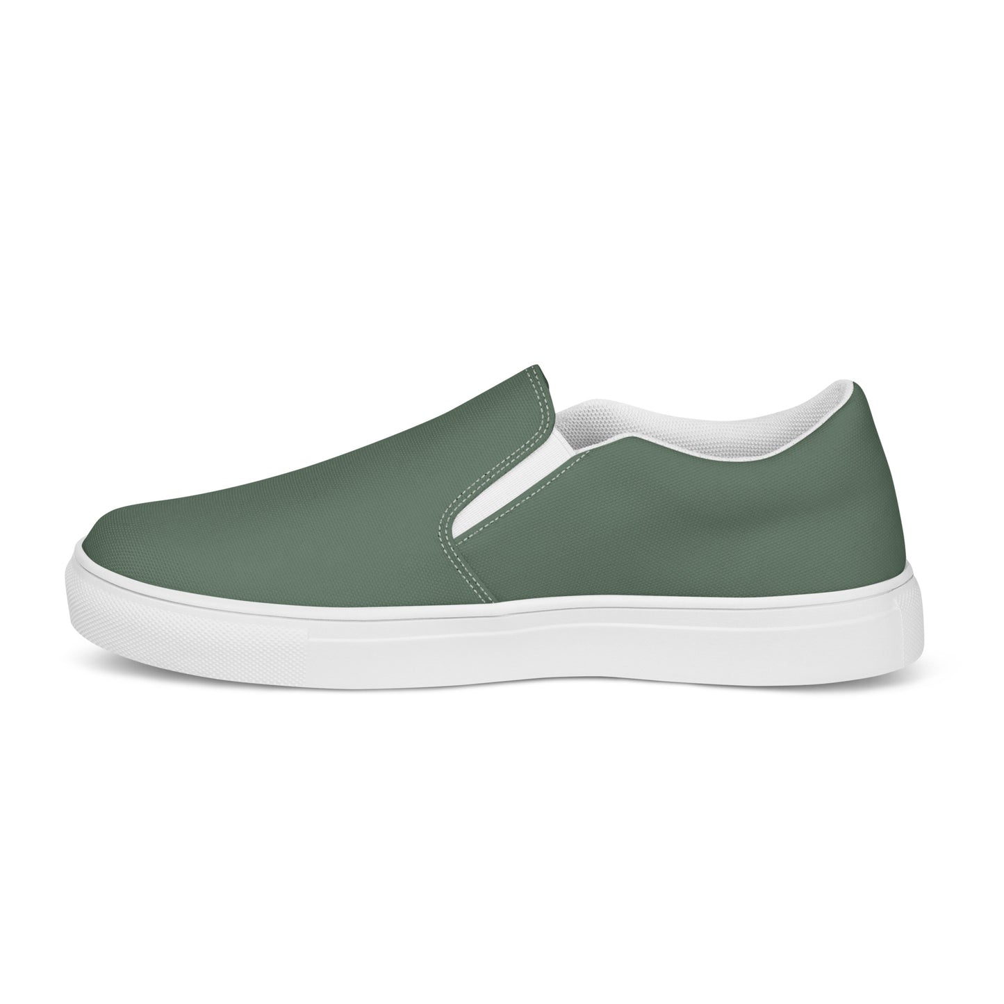 Military Green Women’s Slip-On Canvas Shoes to Match Our Vintage Collection Hooded Sweatshirts!
