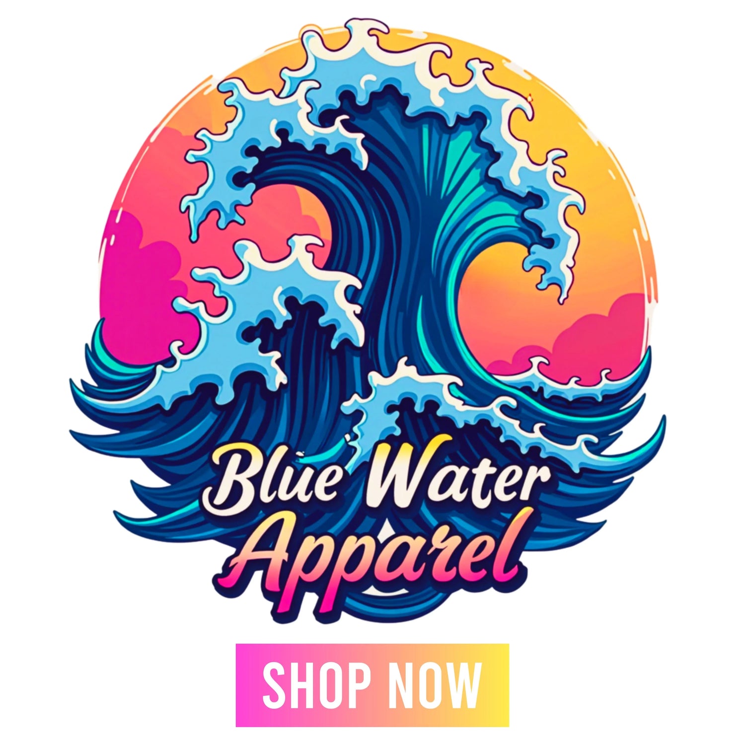 Retro Wave Shop Now Button