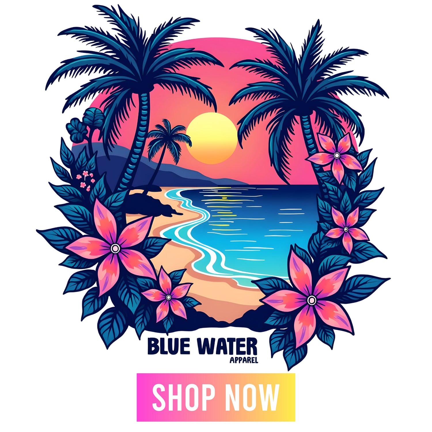 Tropical Sunset for Kids