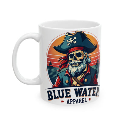 Vintage Pirate 11oz Ceramic Mug by Blue Water Apparel