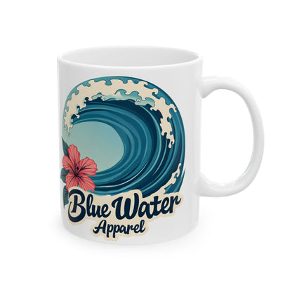 Hibiscus Wave 11oz. Mug by Blue Water Apparel