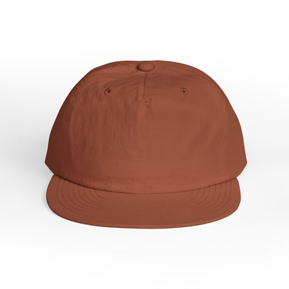 front view of clay colored surf cap