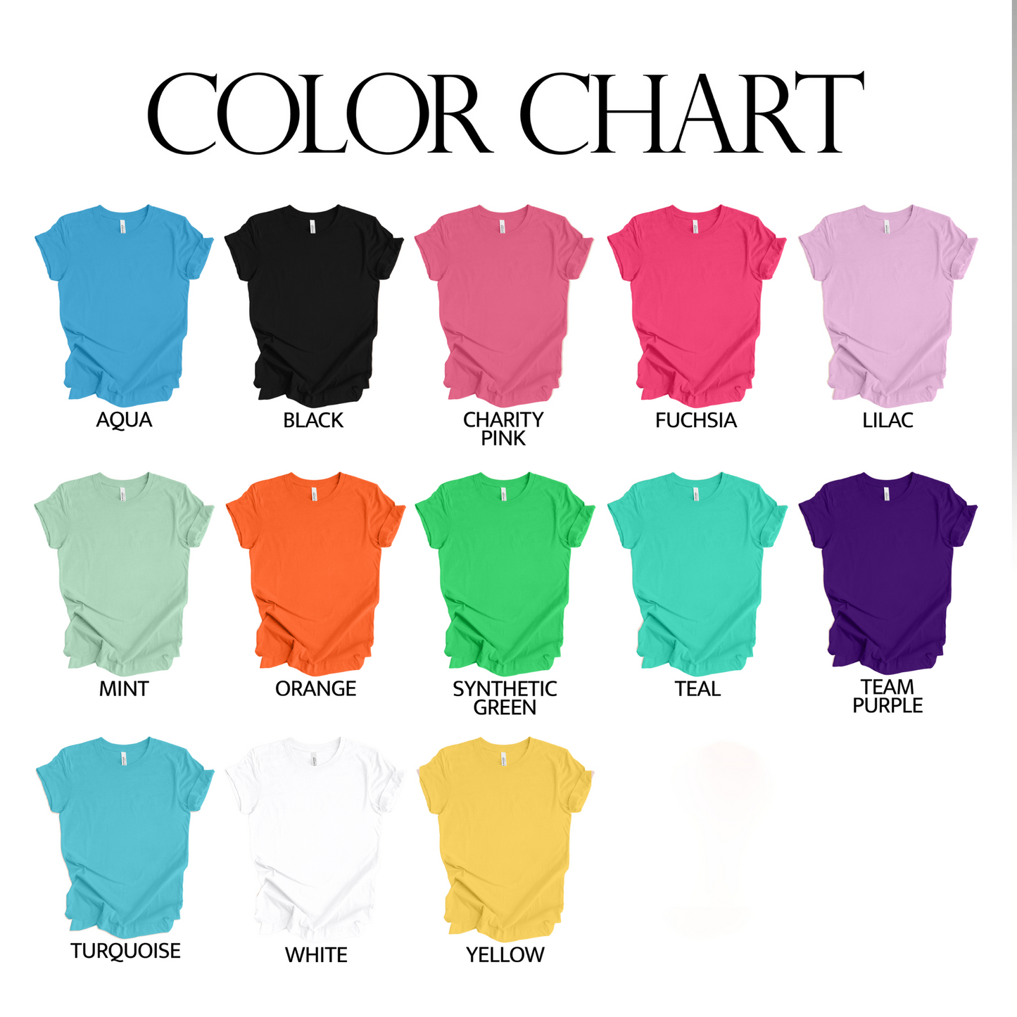 Neon Sunset Unisex Soft Tee by Blue Water Apparel, Front Placement of Graphic, 13 Colors