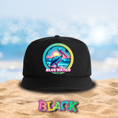 Retro Graphic Surf Cap - Retro Pelican by Blue Water Apparel