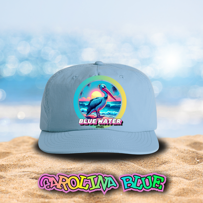 Retro Graphic Surf Cap - Retro Pelican by Blue Water Apparel