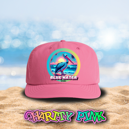 Retro Graphic Surf Cap - Retro Pelican by Blue Water Apparel