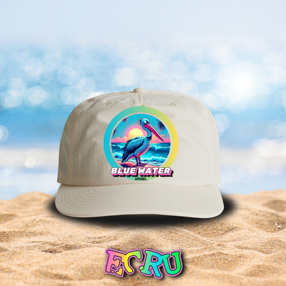 Retro Graphic Surf Cap - Retro Pelican by Blue Water Apparel