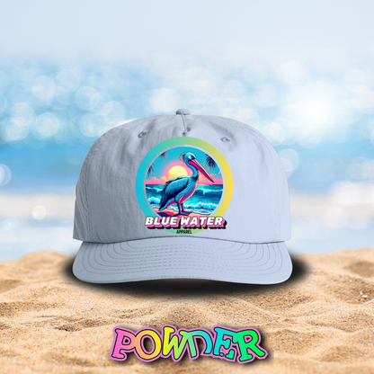Retro Graphic Surf Cap - Retro Pelican by Blue Water Apparel