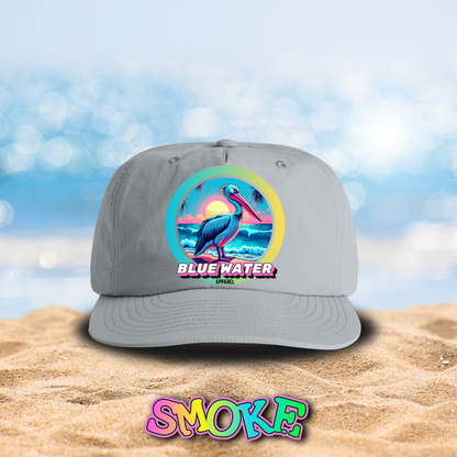 Retro Graphic Surf Cap - Retro Pelican by Blue Water Apparel