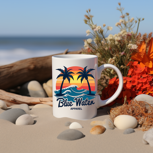 Vintage Sunset 11oz. Coffee Mug by Blue Water Apparel