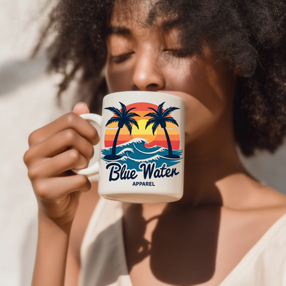 Vintage Sunset 11oz. Coffee Mug by Blue Water Apparel