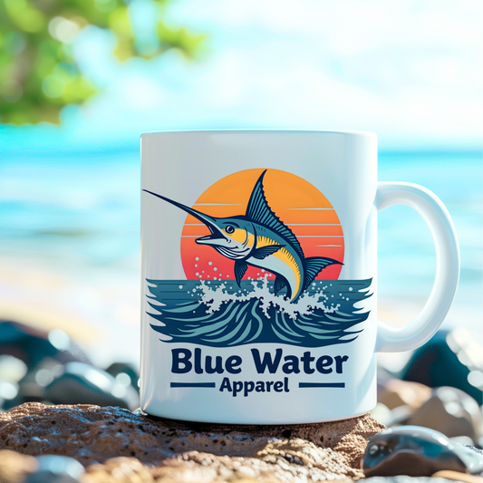Vintage Marlin 11oz. Mug by Blue Water Apparel