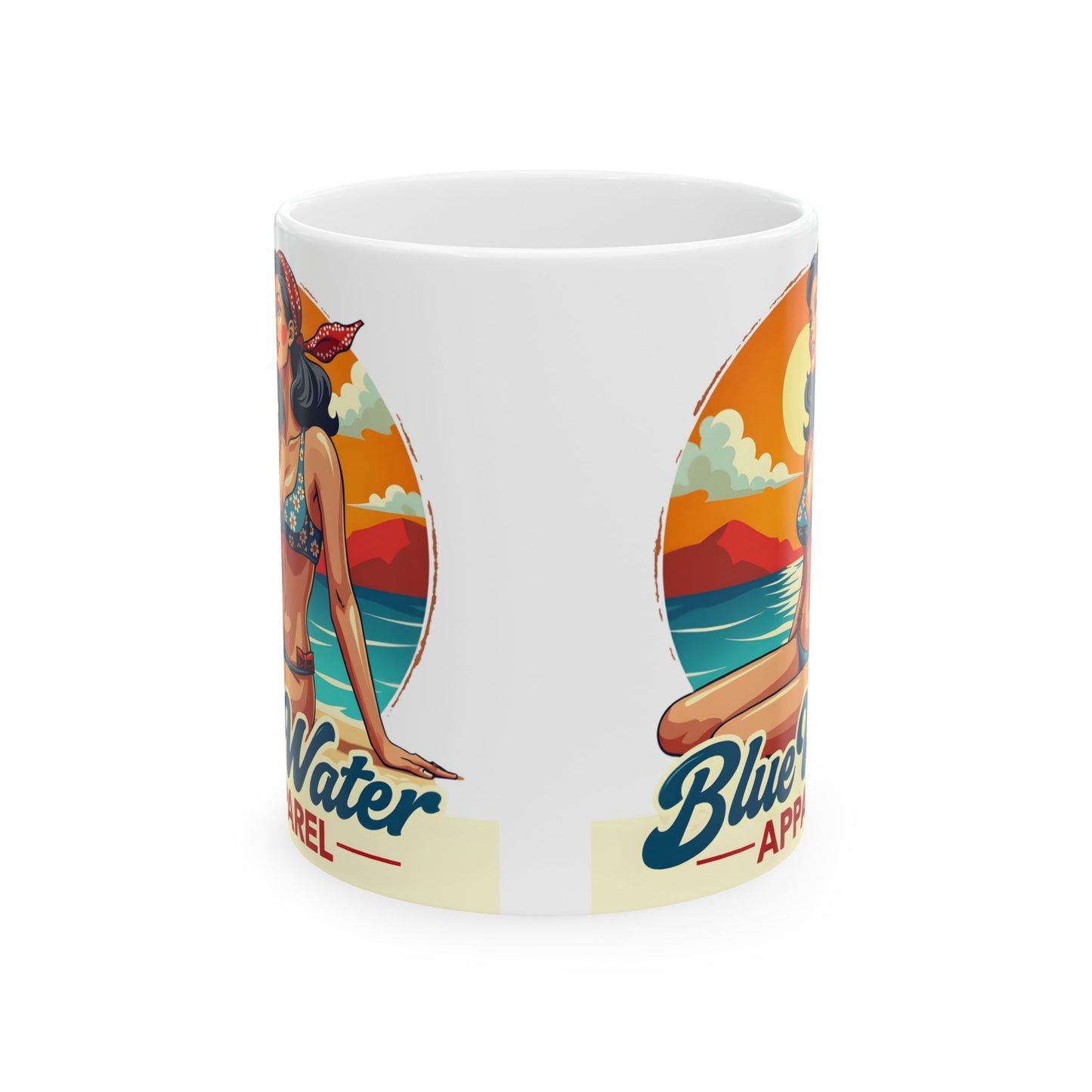 Vintage Pin-Up 11oz. Mug by Blue Water Apparel