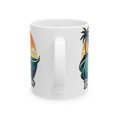 Shark Wave 11oz. Ceramic Mug by Blue Water Apparel