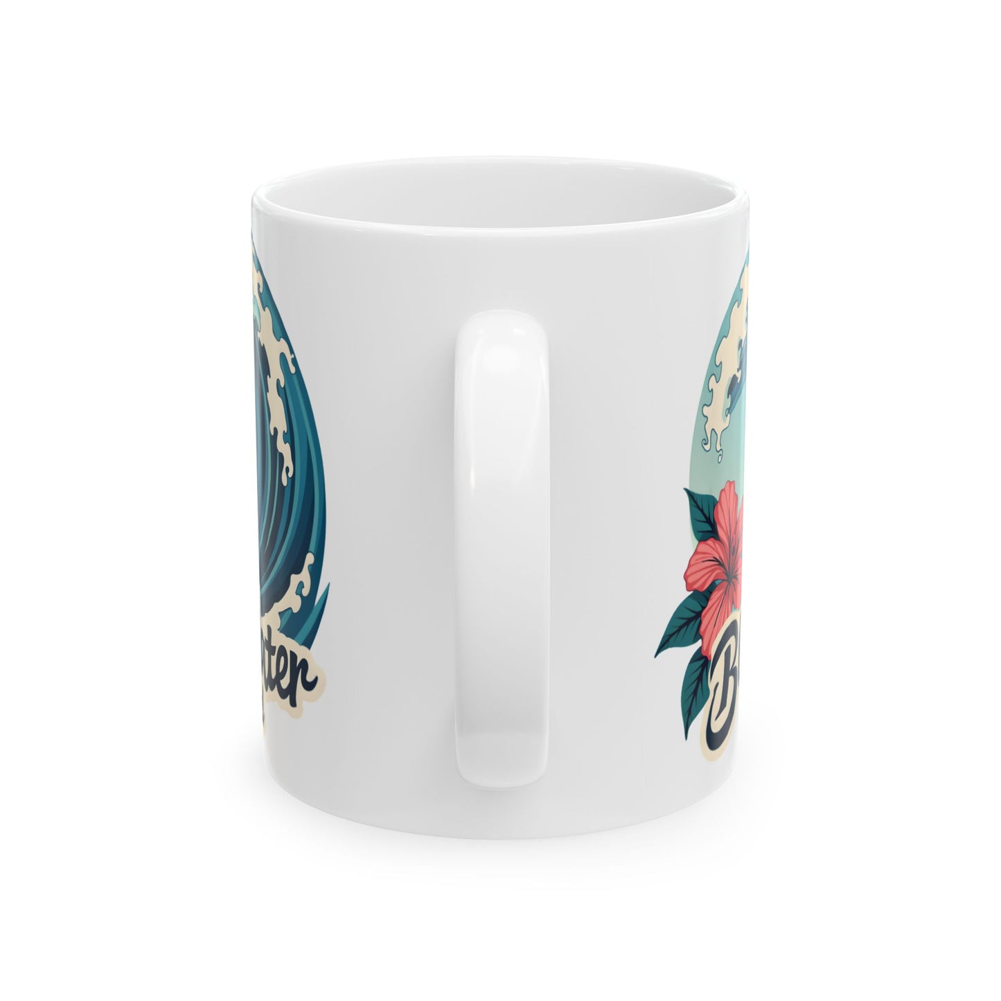 Hibiscus Wave 11oz. Mug by Blue Water Apparel