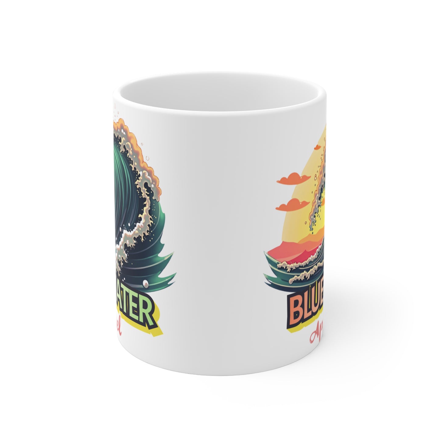 Vintage Surf 11oz Ceramic Mug by Blue Water Apparel
