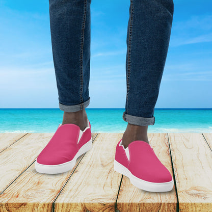 Heliconia Men's Slip-On Canvas Shoes to Match Our Retro Collection Hooded Sweatshirts!