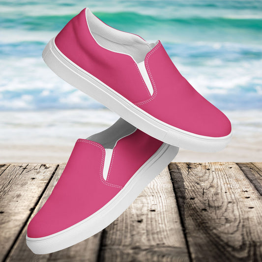 Heliconia Men's Slip-On Canvas Shoes to Match Our Retro Collection Hooded Sweatshirts!