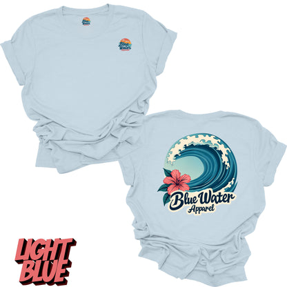 Vintage Graphic Tee - Hibiscus Wave by Blue Water Apparel